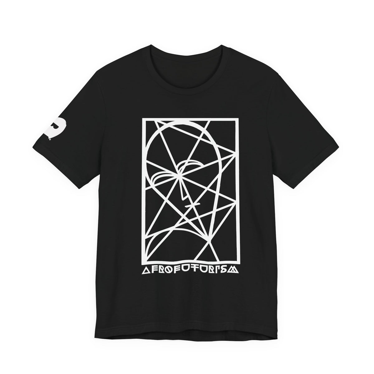 Afrofuturism - Line Art 05 - Unisex Short Sleeve Tee