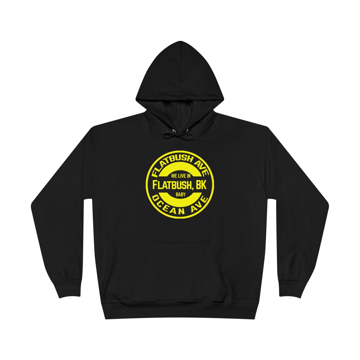 Flatbush, BK - Unisex EcoSmart® Pullover Hoodie Sweatshirt