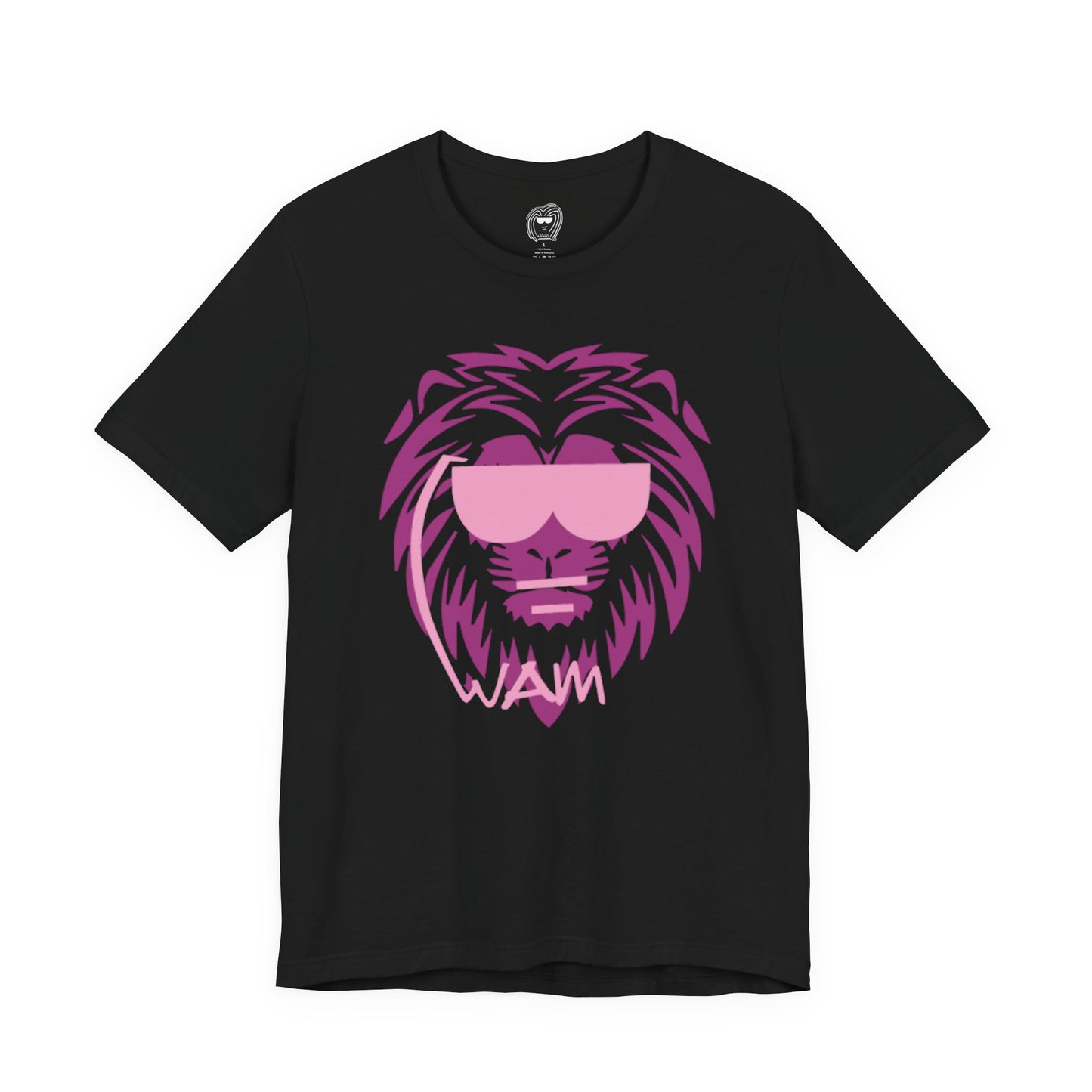 Beastmode Lion T‑Shirt — Pink on Pink
