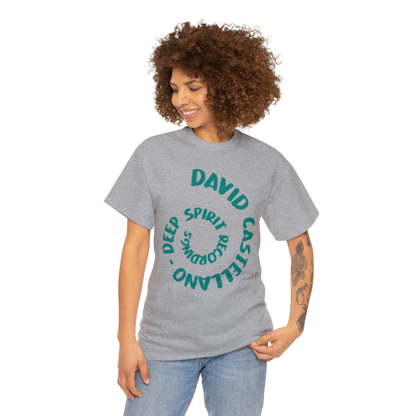 DEEP SPIRIT CIRCLE - Unisex Heavy Cotton Tee