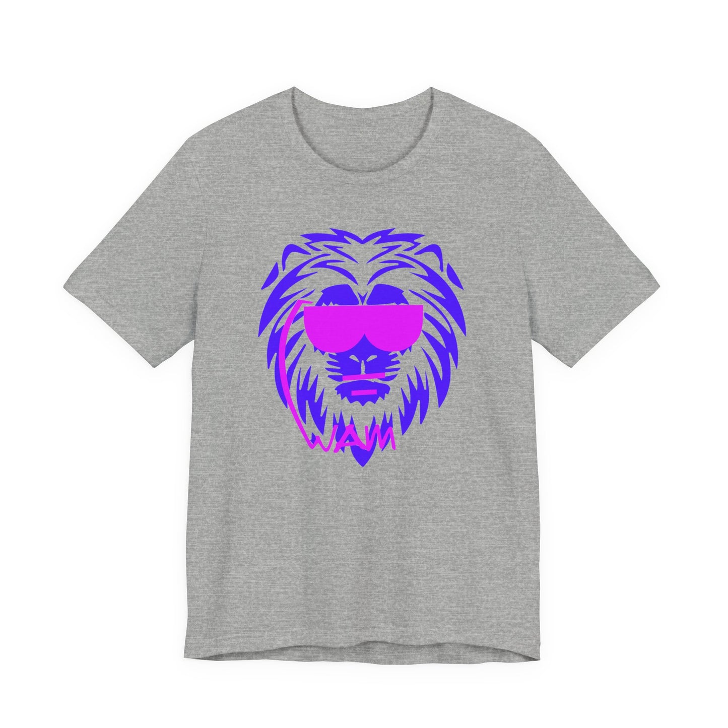 Beastmode - Lion - Purple - Unisex Jersey Short Sleeve Tee