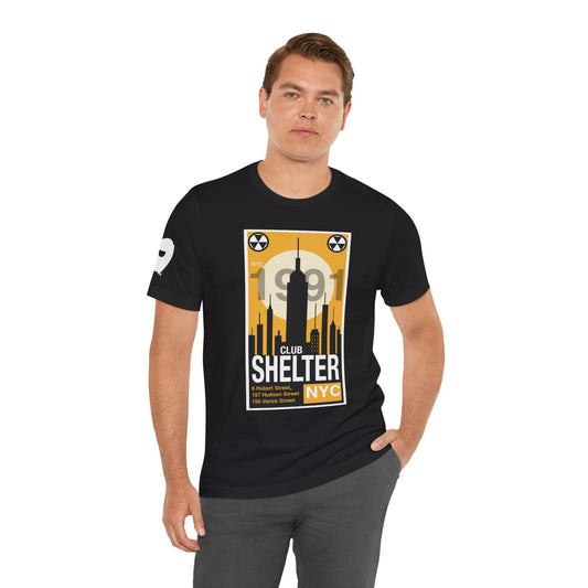 000- Club Shelter NYC Vintage Poster T-Shirt