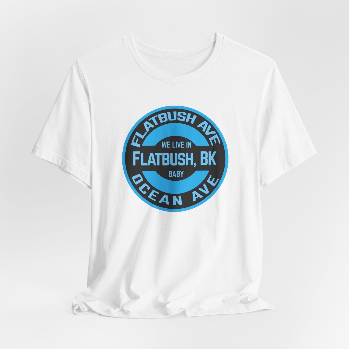 Flatbush, Bk - Blue - Unisex Jersey Short Sleeve Tee