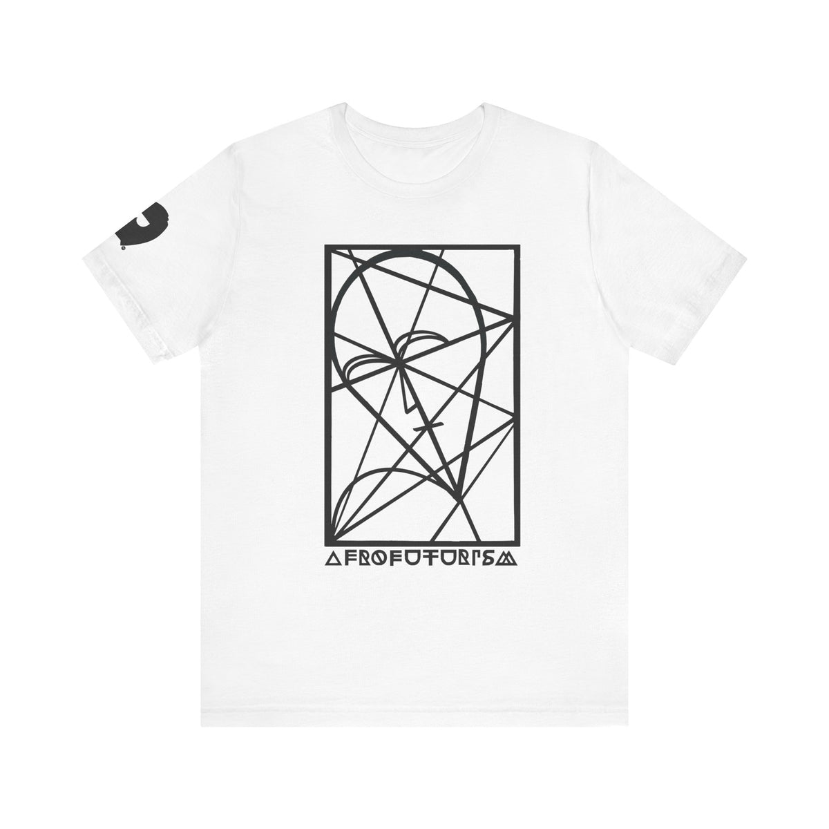Afrofuturism - Line Art 05 - Unisex Short Sleeve Tee
