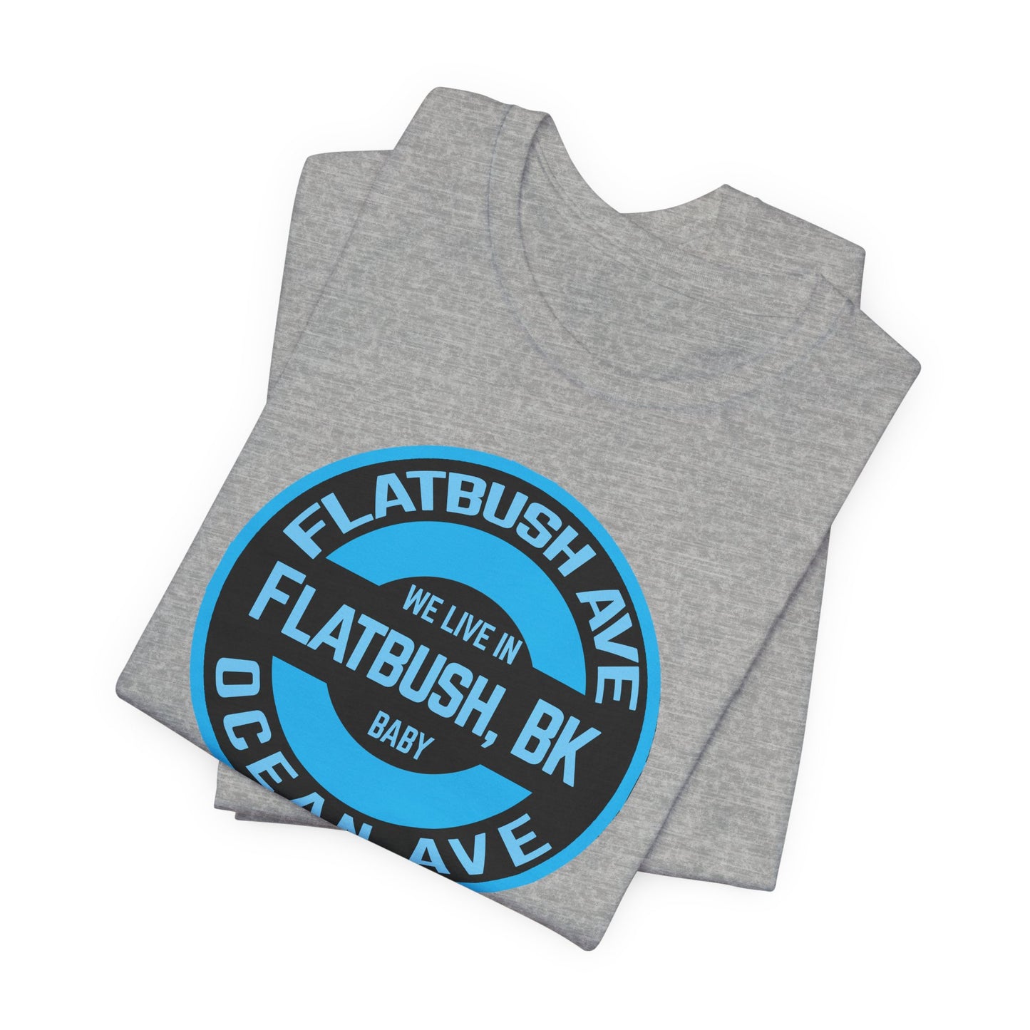 Flatbush, Bk - Blue - Unisex Jersey Short Sleeve Tee