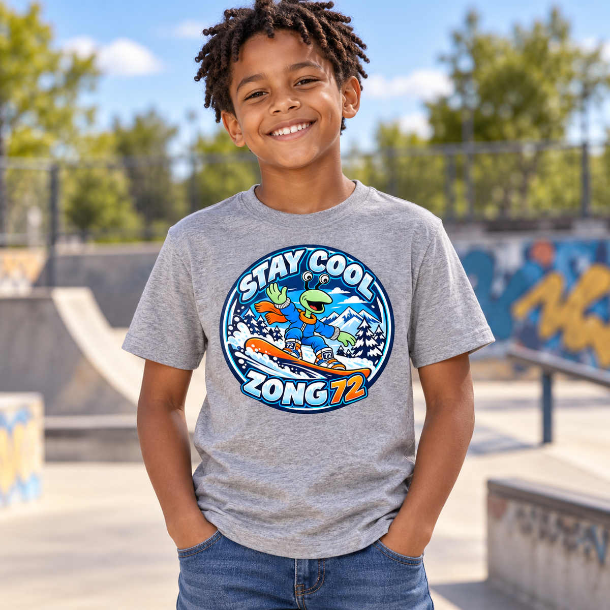 BING BONG T-SHIRTS - "Stay Cool" Snowboard T-Shirt