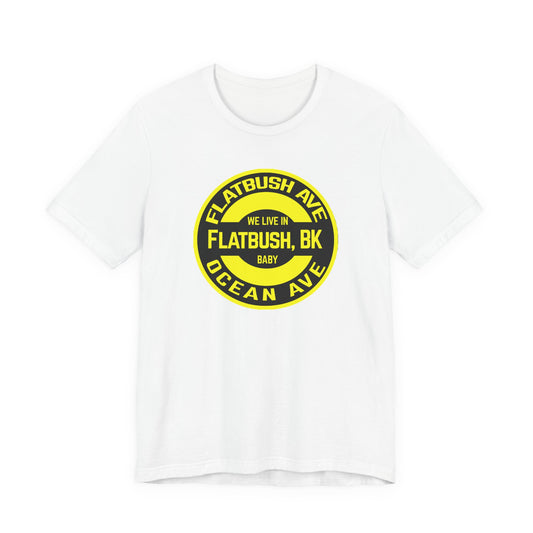 Flatbush, BK - Yellow - Unisex Jersey Short Sleeve Tee