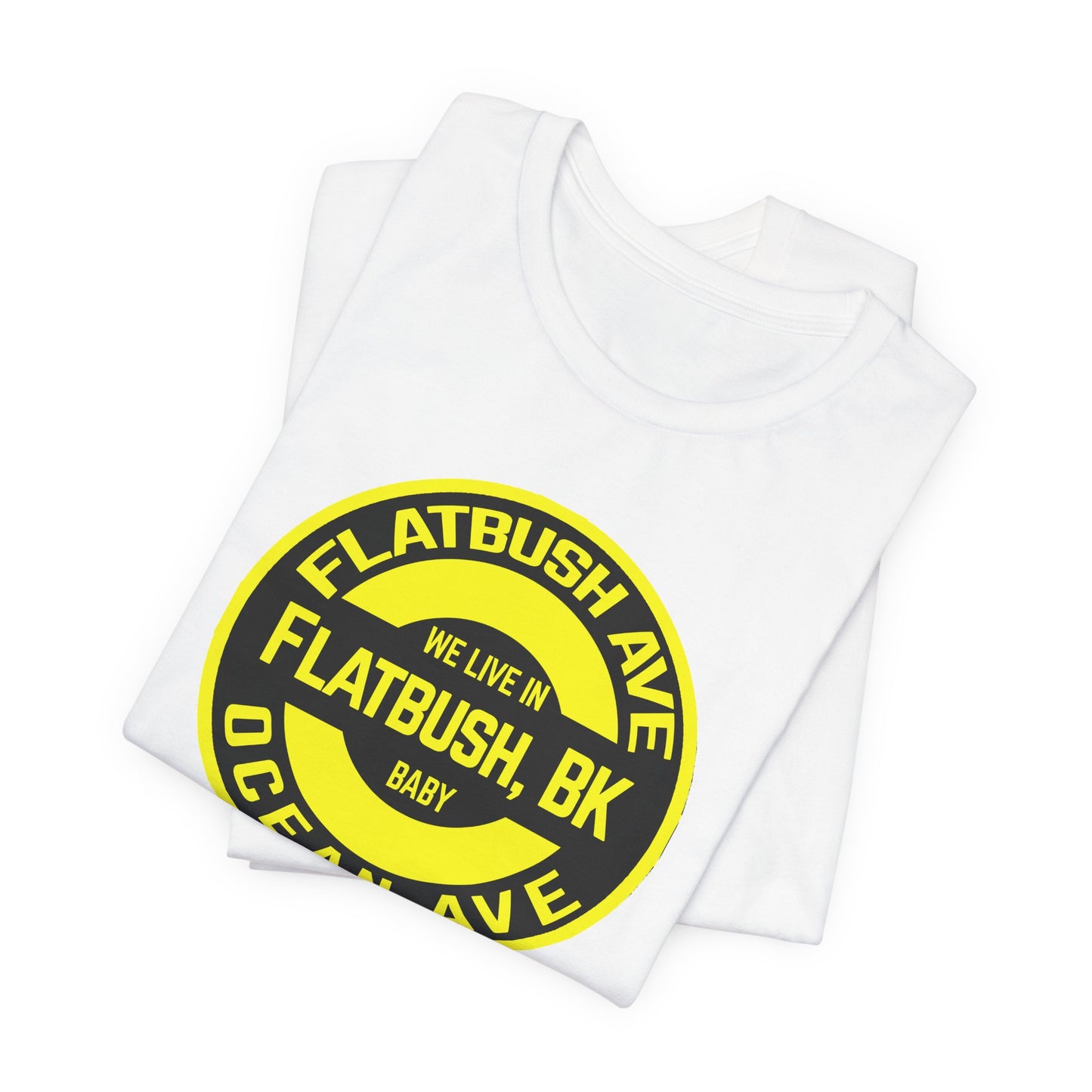 Flatbush, BK - Yellow - Unisex Jersey Short Sleeve Tee