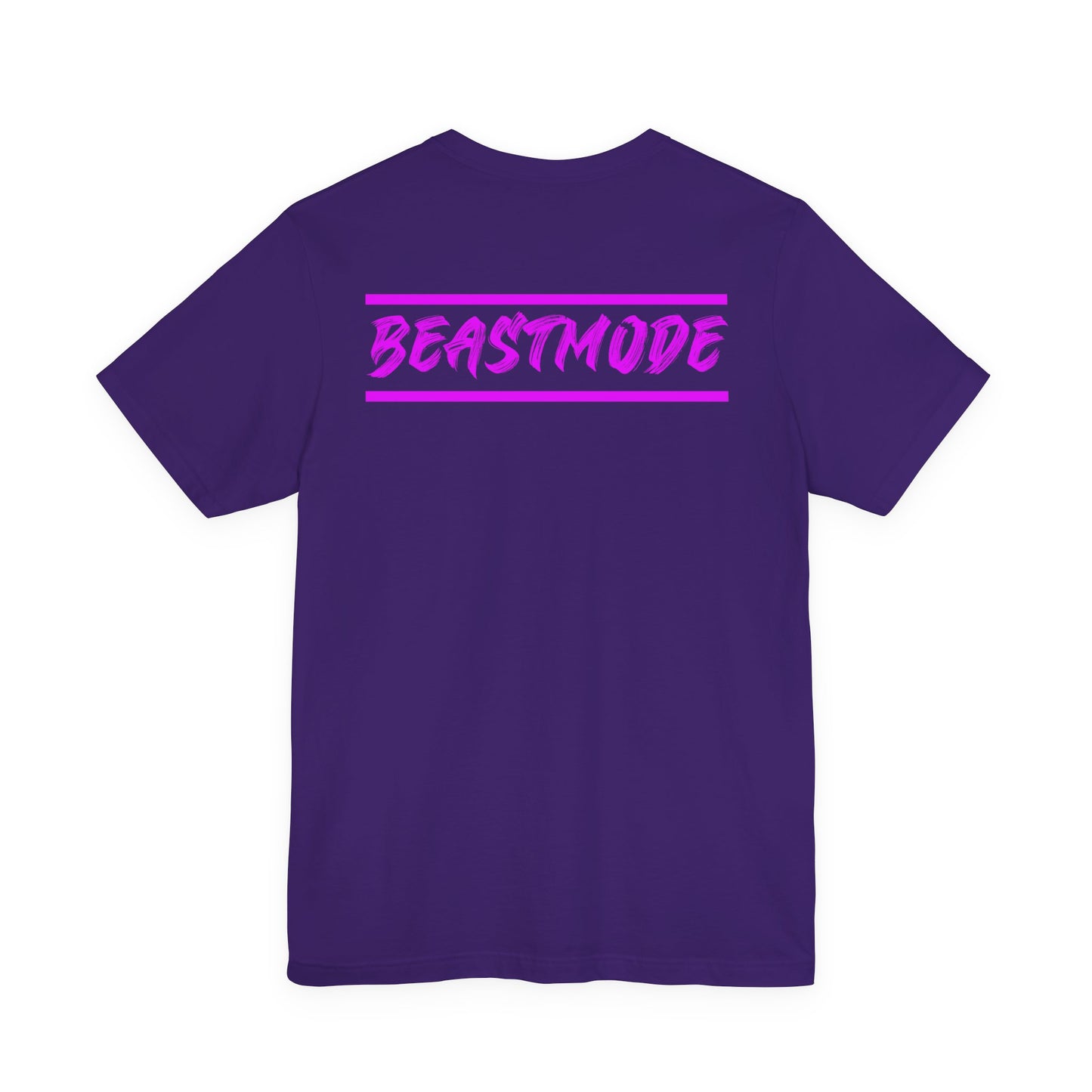 Beastmode - Lion - Purple - Unisex Jersey Short Sleeve Tee