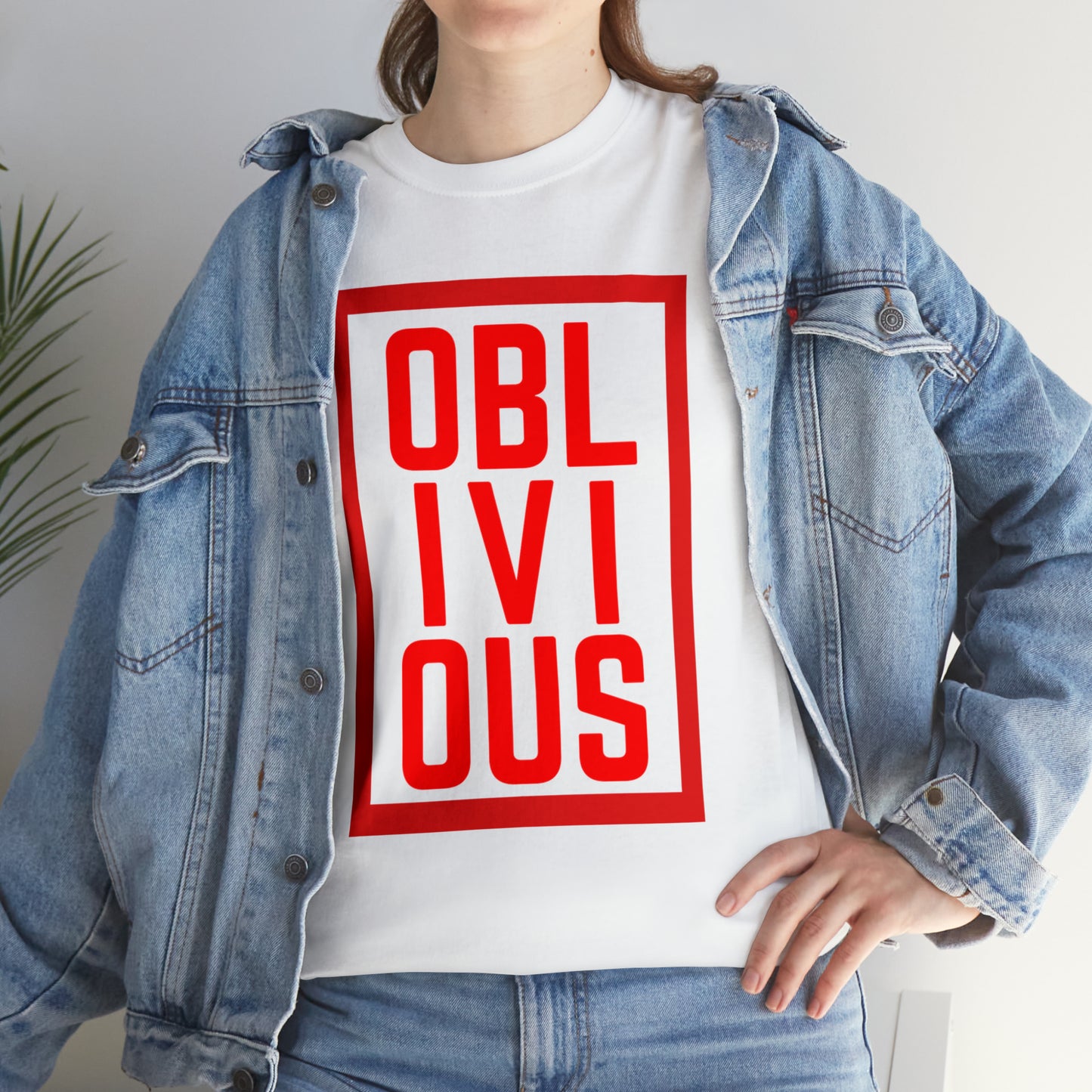 Oblivious Unisex Heavy Cotton Tee