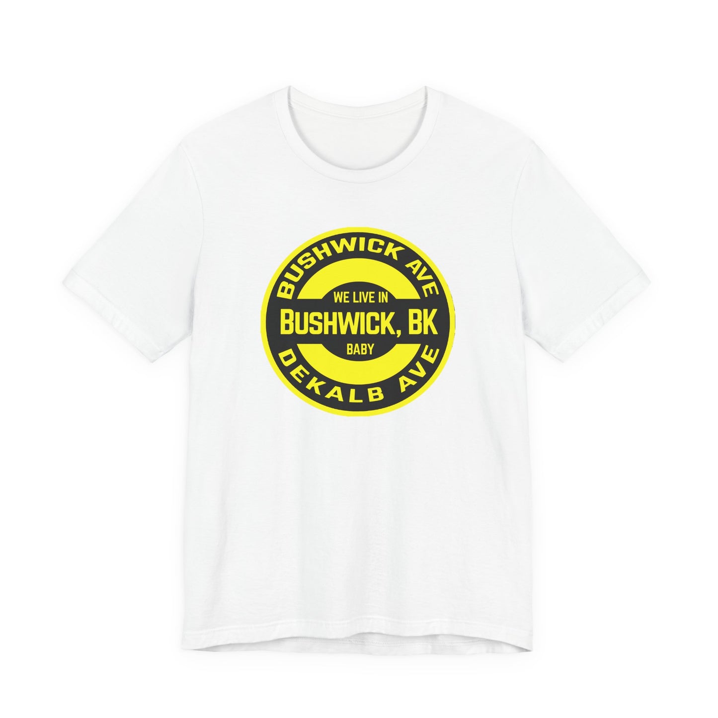 Bushwick, BK - Yellow - Unisex Jersey Short Sleeve Tee
