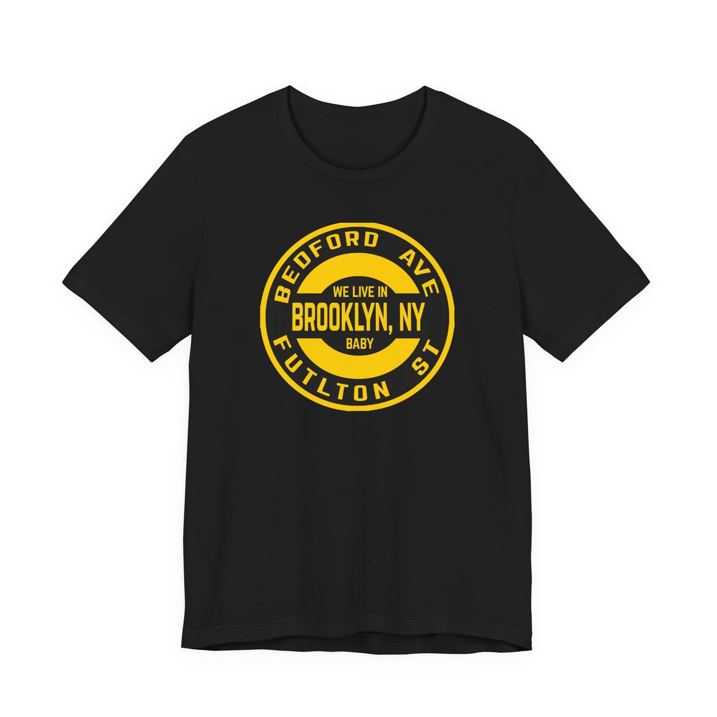 Brooklyn, NY - Yellow - Unisex Jersey Short Sleeve Tee