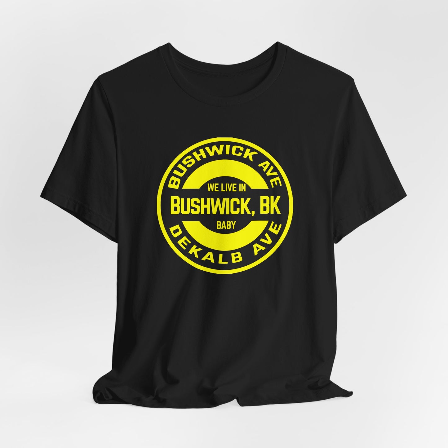 Bushwick, BK - Yellow - Unisex Jersey Short Sleeve Tee