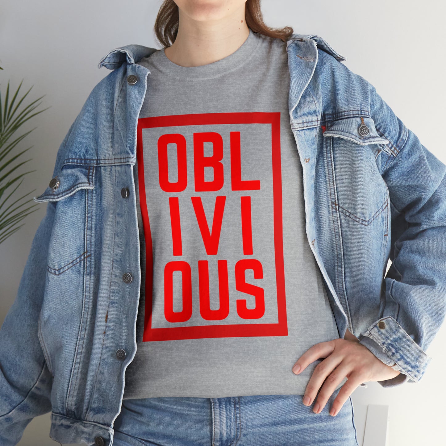 Oblivious Unisex Heavy Cotton Tee