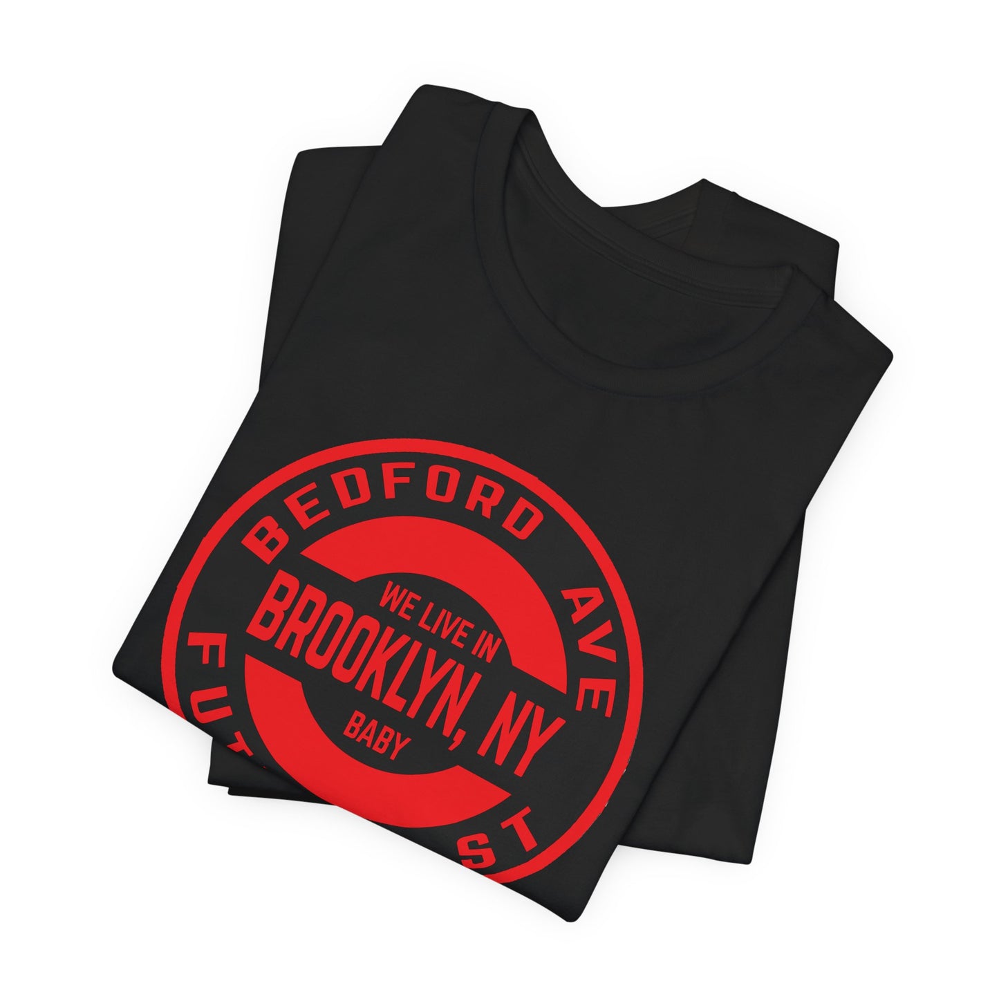 Brooklyn, Ny - RED - Unisex Jersey Short Sleeve Tee