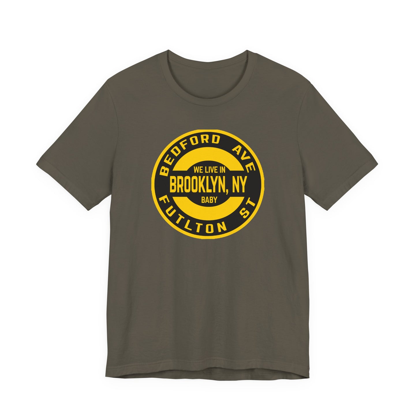 Brooklyn, NY - Yellow - Unisex Jersey Short Sleeve Tee