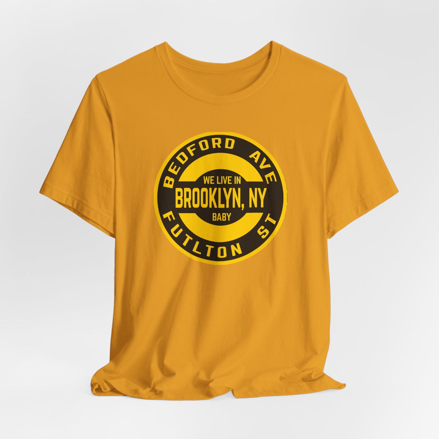Brooklyn, NY - Yellow - Unisex Jersey Short Sleeve Tee