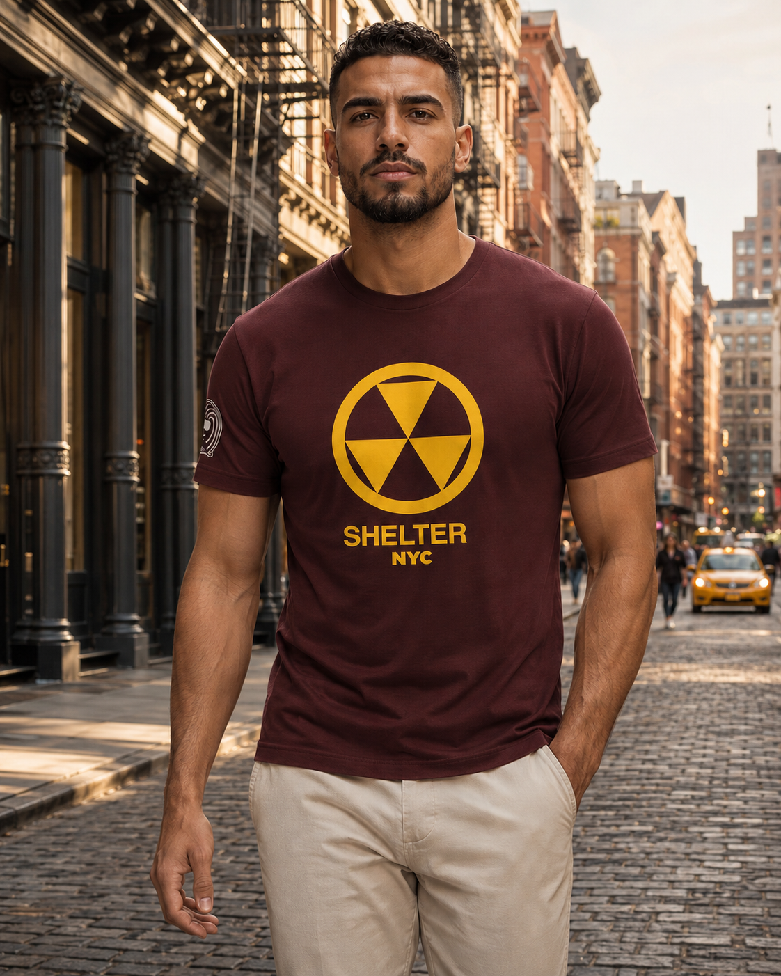 004-Shelter NYC Retro Civil Defense Tee - SILA