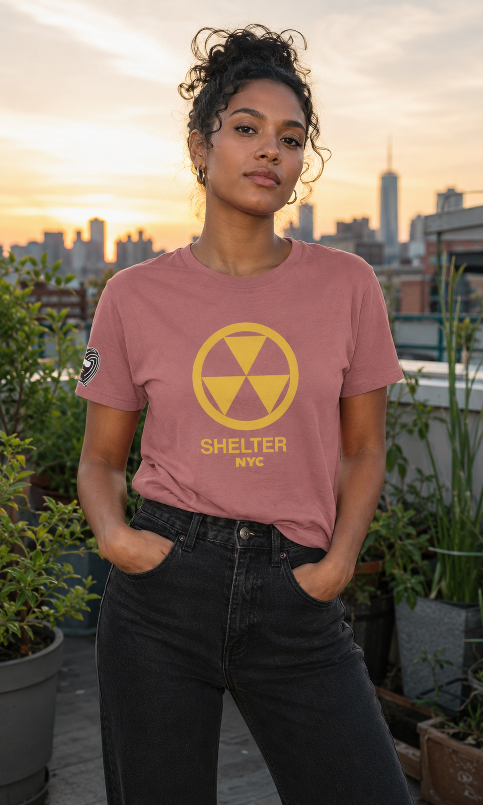 004-Shelter NYC Retro Civil Defense Tee - SILA