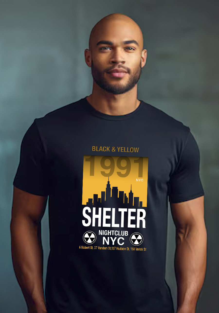 001 Club Shelter Unisex Short Sleeve Tee