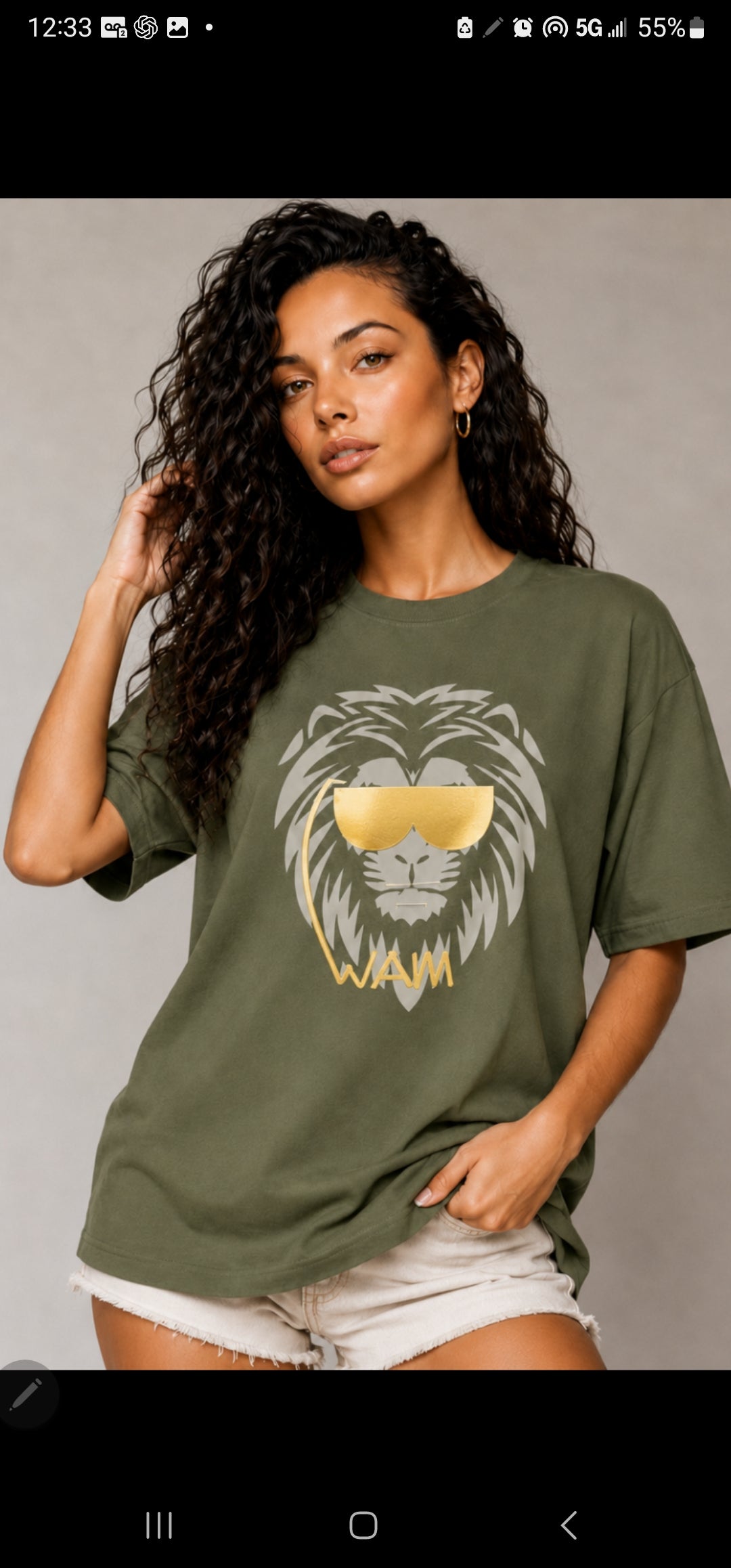- BEASTMODE - WAM T-Shirt — White & Gold