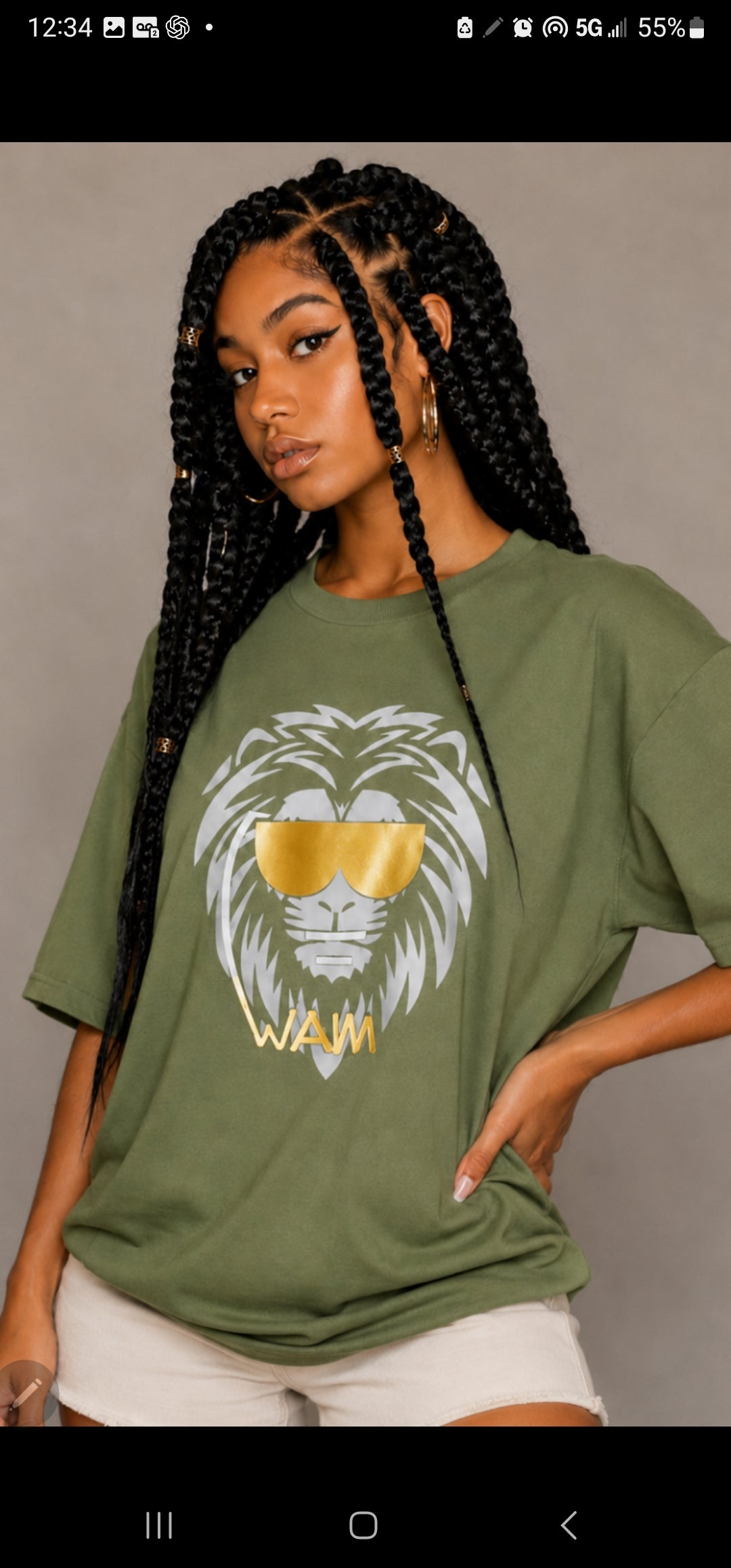 - BEASTMODE - WAM T-Shirt — White & Gold