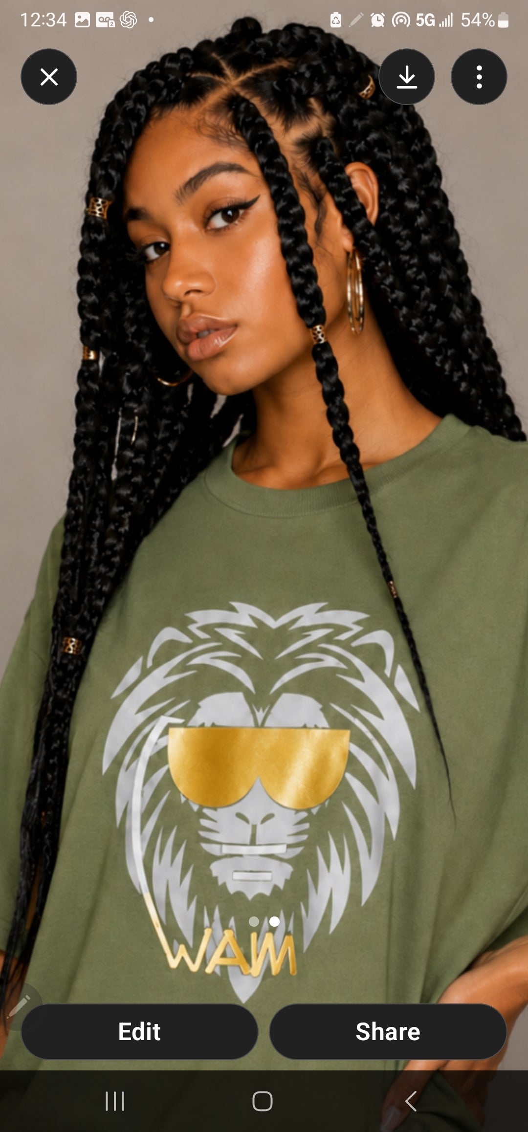 - BEASTMODE - WAM T-Shirt — White & Gold