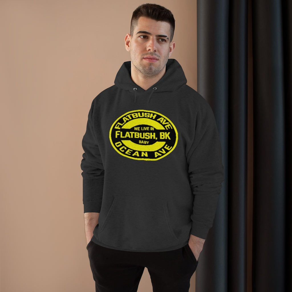 Flatbush, BK - Unisex EcoSmart® Pullover Hoodie Sweatshirt