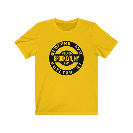 Brooklyn, NY - Yellow - Unisex Jersey Short Sleeve Tee