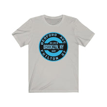 Load image into Gallery viewer, Brooklyn, NY - Blue - Unisex Jersey Short Sleeve Tee
