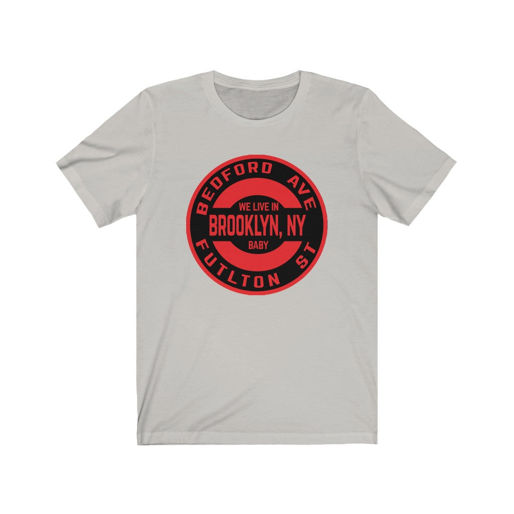 Brooklyn, Ny - RED - Unisex Jersey Short Sleeve Tee