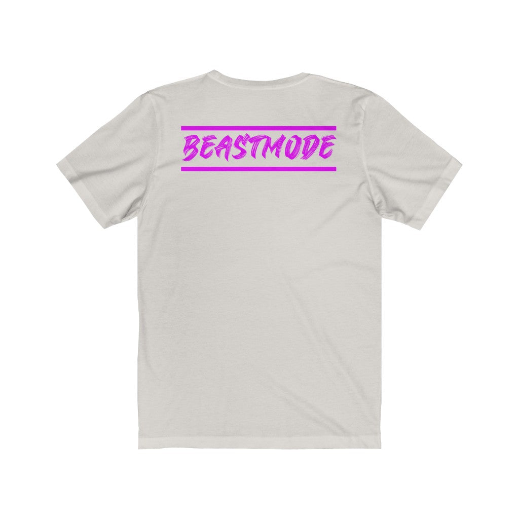 Beastmode - Lion - Purple - Unisex Jersey Short Sleeve Tee