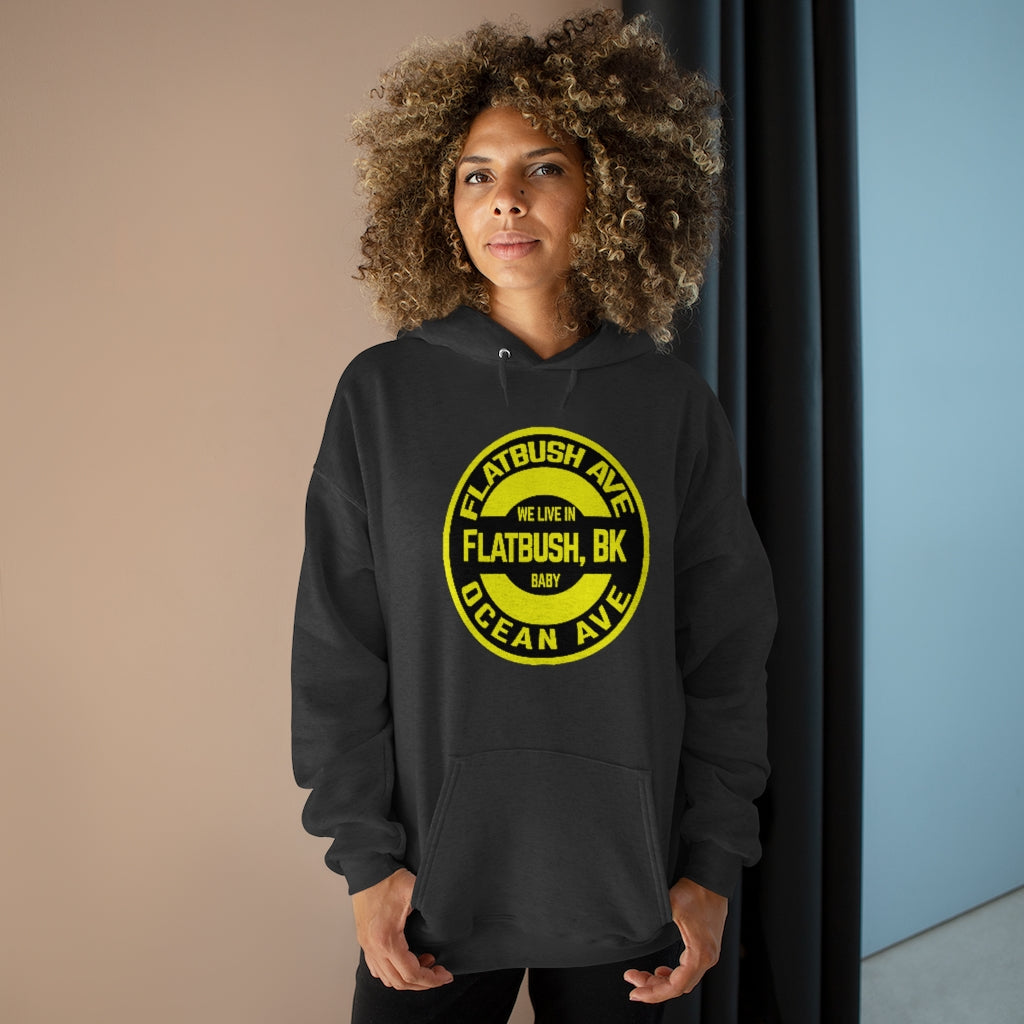 Flatbush, BK - Unisex EcoSmart® Pullover Hoodie Sweatshirt