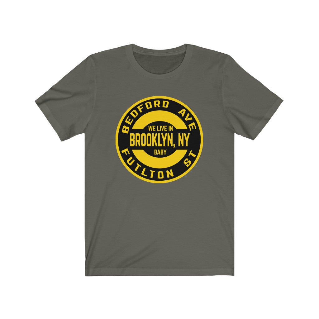 Brooklyn, NY - Yellow - Unisex Jersey Short Sleeve Tee