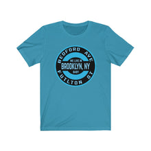 Load image into Gallery viewer, Brooklyn, NY - Blue - Unisex Jersey Short Sleeve Tee
