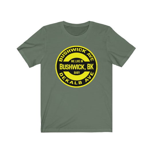 Bushwick, BK - Yellow - Unisex Jersey Short Sleeve Tee