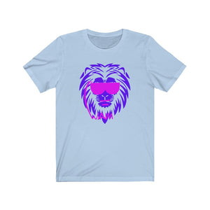 Beastmode - Lion - Purple - Unisex Jersey Short Sleeve Tee