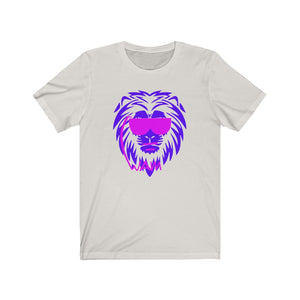Beastmode - Lion - Purple - Unisex Jersey Short Sleeve Tee