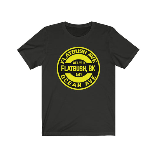 Flatbush, BK - Yellow - Unisex Jersey Short Sleeve Tee