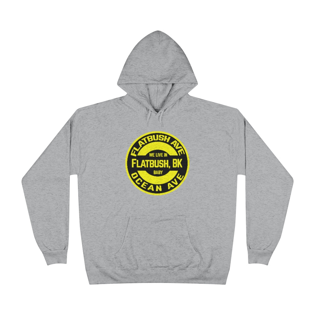 Flatbush, BK - Unisex EcoSmart® Pullover Hoodie Sweatshirt