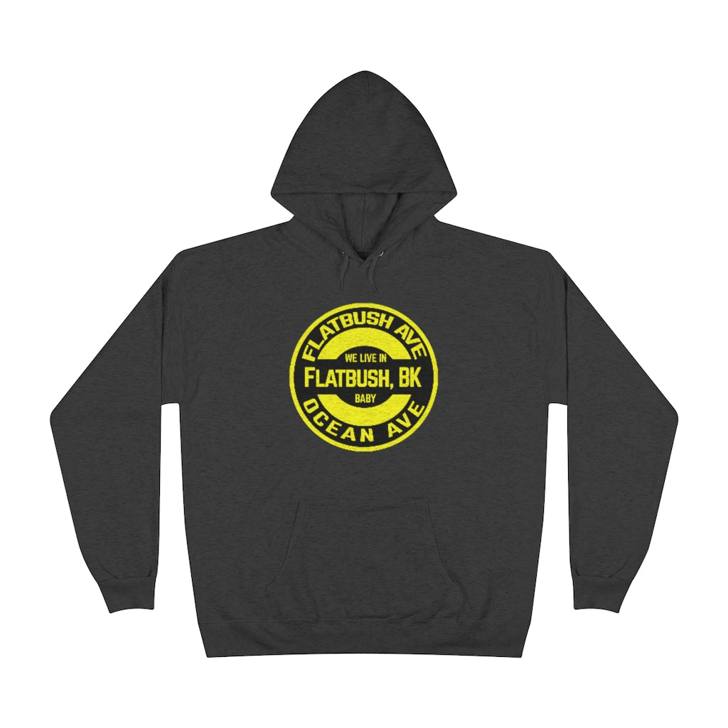 Flatbush, BK - Unisex EcoSmart® Pullover Hoodie Sweatshirt