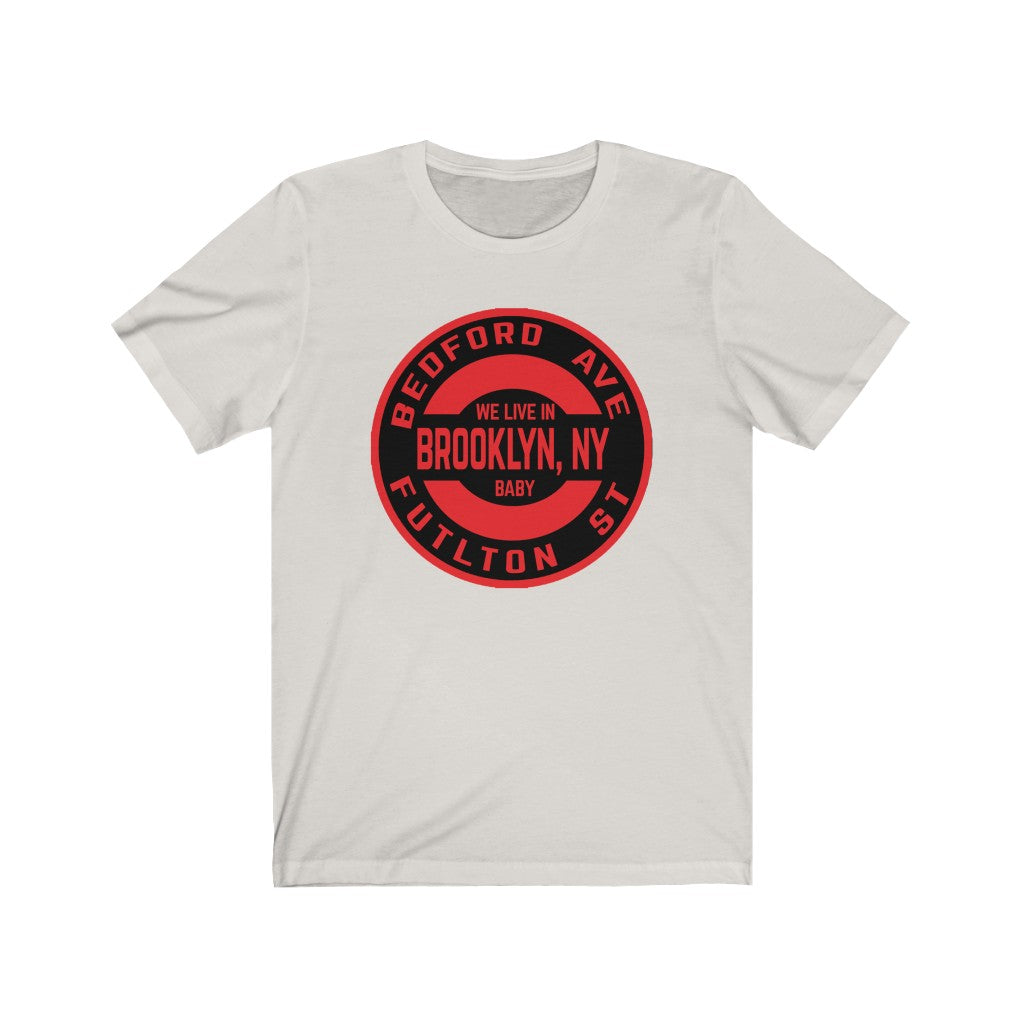 Brooklyn, Ny - RED - Unisex Jersey Short Sleeve Tee