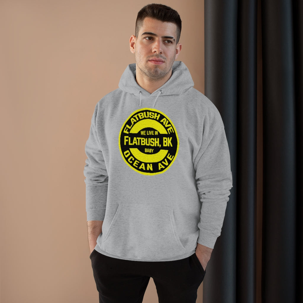 Flatbush, BK - Unisex EcoSmart® Pullover Hoodie Sweatshirt