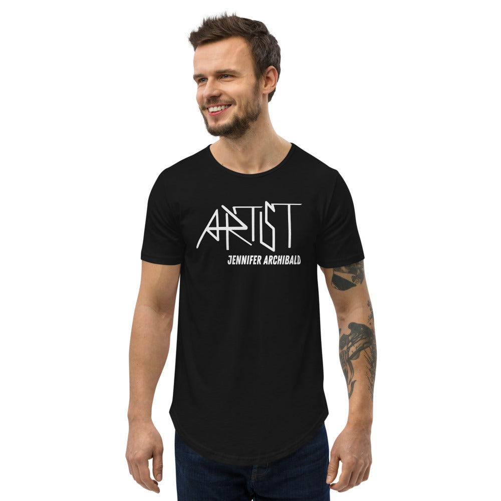 ARCHCORE ARTIST Men's Curved Hem T-Shirt