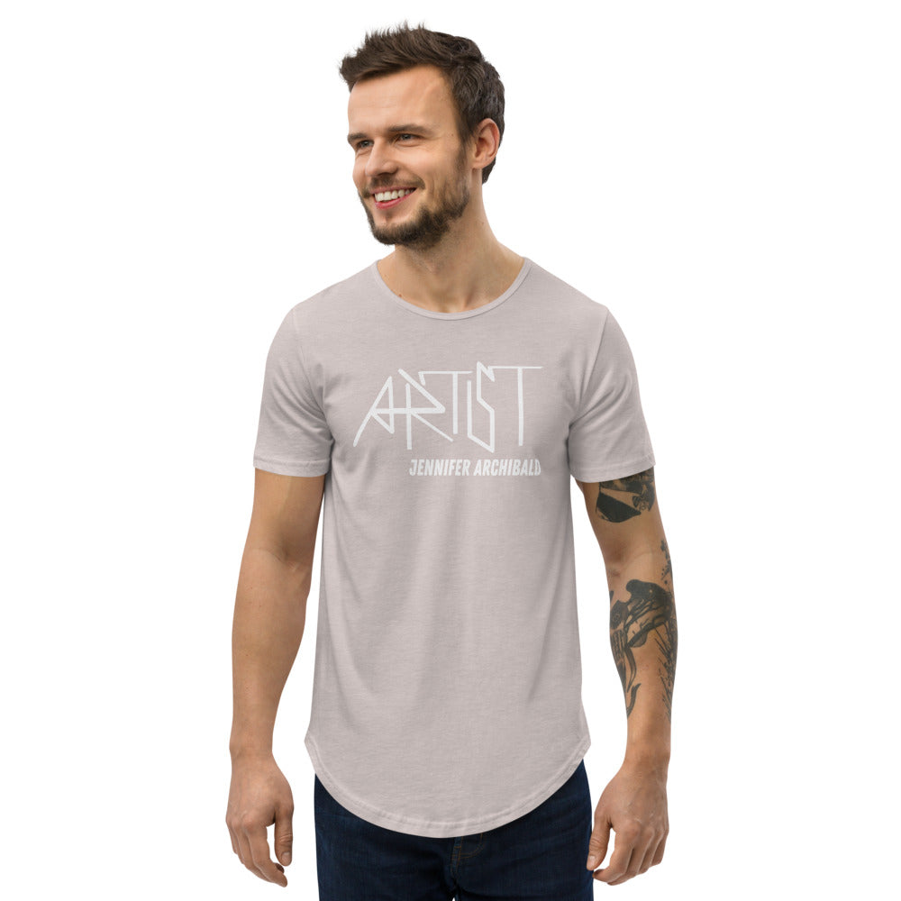 ARCHCORE ARTIST Men's Curved Hem T-Shirt