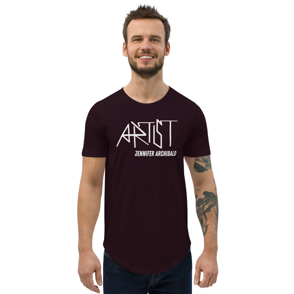 ARCHCORE ARTIST Men's Curved Hem T-Shirt