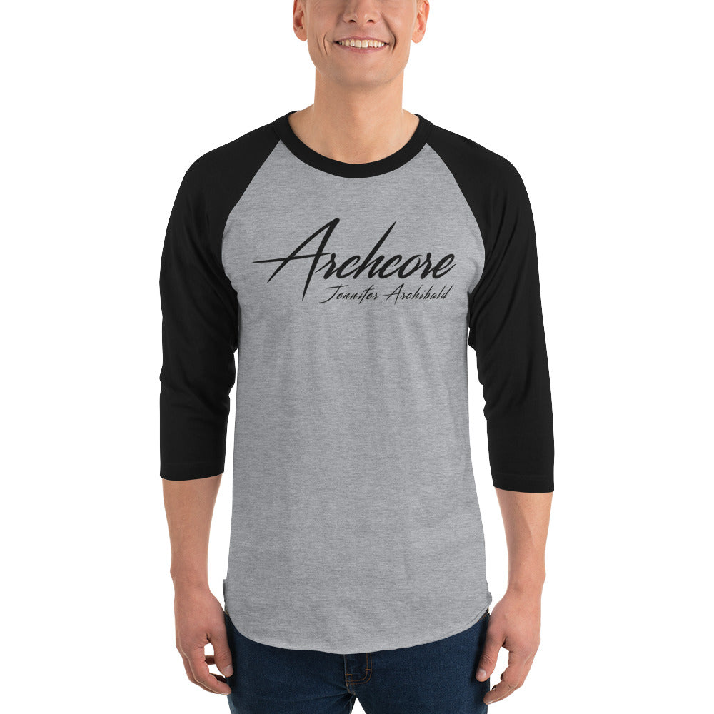 ARCHCORE 3/4 sleeve raglan baseball shirt